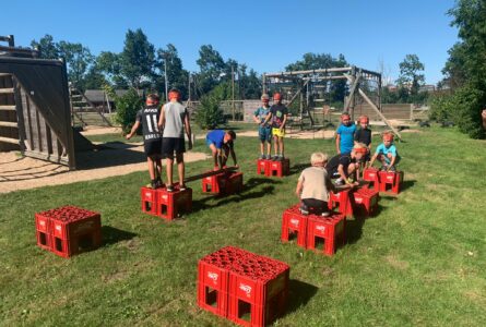 Obstacle Run en Boogschieten