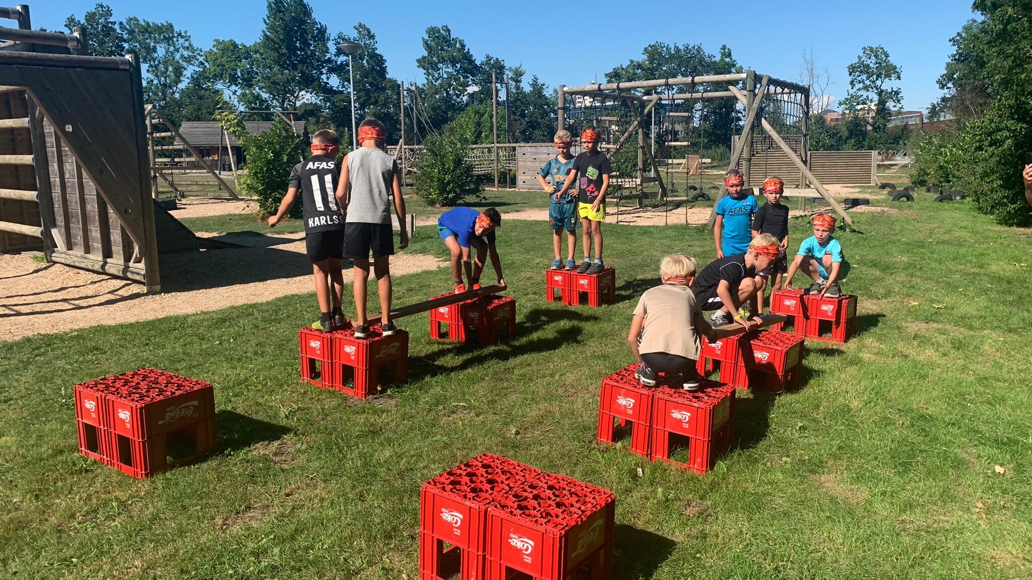 Kinderfeestje - Obstacle Run en Boogschieten bij Outdoorpark Alkmaar